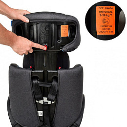 Автокрісло дитяче Bambi M 3546 Dark Grey (MAS40232)