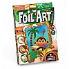 Аплікація різнокольоровою фольгою FOIL ART Мавп'янка Dankotoys (FAR-01-05)