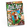 Аппликация разноцветной фольгой FOIL ART Белочка Dankotoys (FAR-01-06)