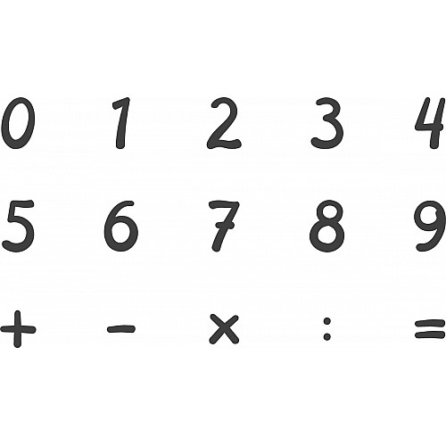 Набір штампів Heyda "Числа", 15 шт (204888478)