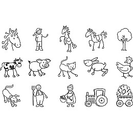 Набір штампів Heyda 