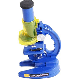 Мікроскоп та телескоп 2 в 1 дитячий Limo Toy SK 0014 Синій із чорним
