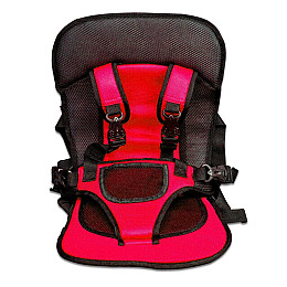 Детское автокресло W-M1 WJ16 бескаркасное Black Red  (av189-hbr)