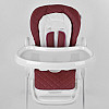 Стульчик для кормления Toti W-22019 Burgundy/White (96508)