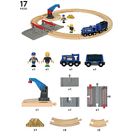 Детская железная дорога Полицейский транспорт BRIO (33812)