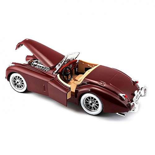 Модель машинки Jaguar Xk 120 1951 Red 1:24 Bburago OL32852