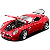 Модель машинки Alfa 8C Competizione 2007 Red 1:32 Bburago OL32864