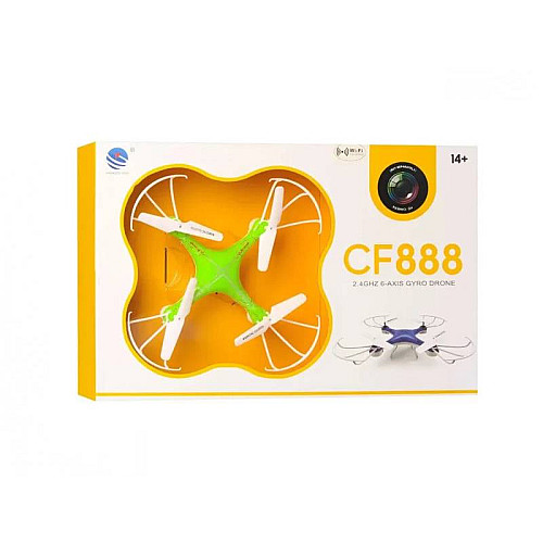 Радіокерована іграшка Квадрокоптер Bambi CF-888-3 Жовтий (SKL1151)