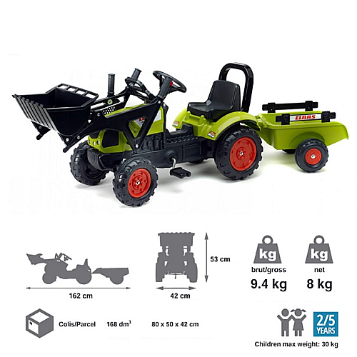 Трактор детский на педалях CLAAS Arion-410 Falk OL28381