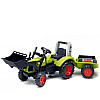 Детский трактор педальный с прицепом и ковшом Claas Arion IG29286 Falk
