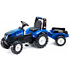 Педальный трактор для детей с прицепом New Holland Falk IG31856