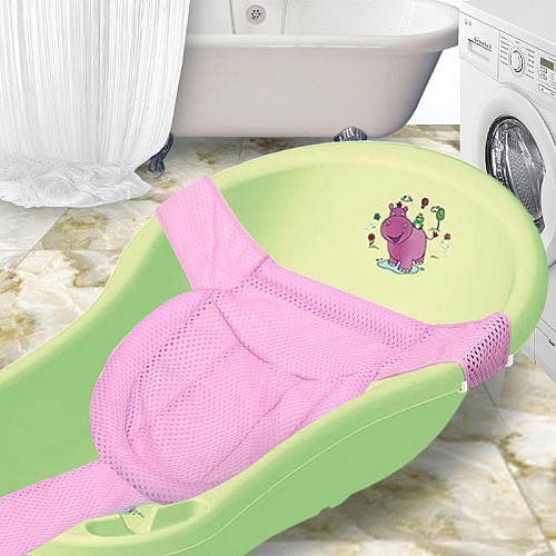Матрасик для ребенка в ванночку Bestbaby 331 Розовый