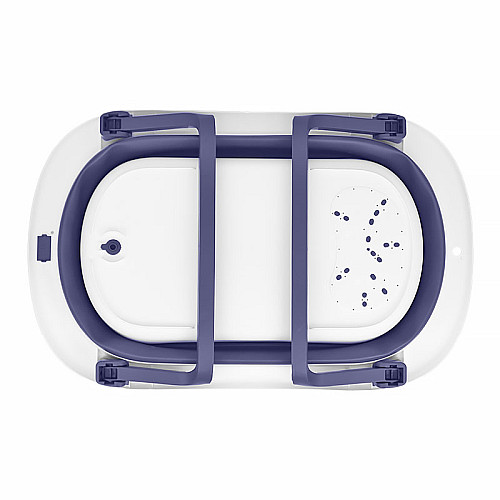 Дитяча складна ванночка для купання Bestbaby BS-10 Синьо-білий