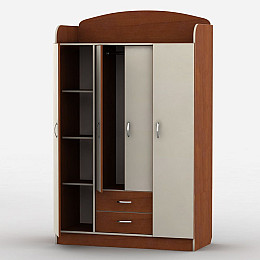 Дитяча шафа Тіса Меблі ШДУ-1 Яблоня локарно-темна Ваніль