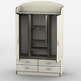 Дитяча шафа Тіса Меблі ШДУ-3 Дуб молочний