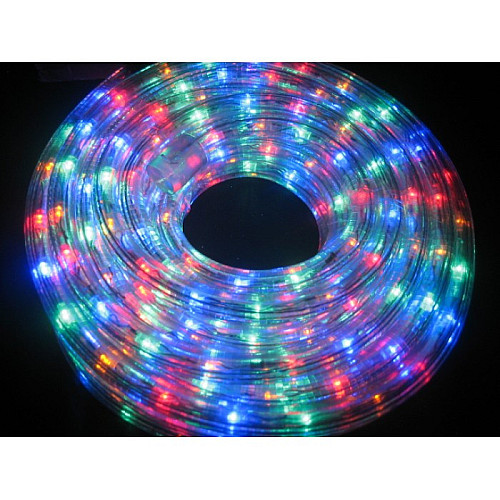Гирлянда светодиодная Спартак шланг 8 м RGB (004270)