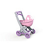 Коляска для кукол з люлькою Doloni Toys 0121/04 50 x 30 x 40 см Сіро-рожева