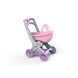 Коляска для кукол з люлькою Doloni Toys 0121/04 50 x 30 x 40 см Сіро-рожева