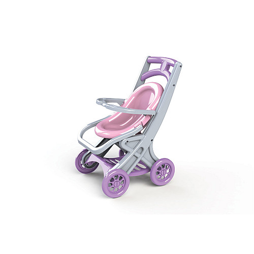 Коляска для кукол с шезлонгом Doloni Toys 0122/04 50 x 30 x 40 см Серо-розовая
