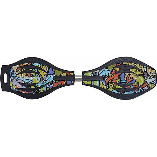 Вейвборд Schildkrot Waveboard Good Vibes Graffiti Black/Multicolor