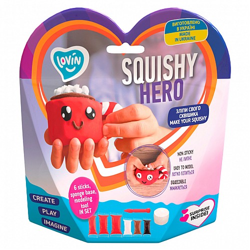 Набір для ліплення Squishy "CupCao" ТМ Lovin 70125 з повітряним пластиліном