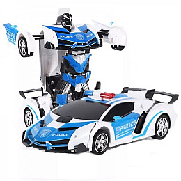 Іграшка трансформер Оптимус Прайм поліцейська SV Toys на Радіокеруванні зі Світловим та Звуковим Ефектом (522)