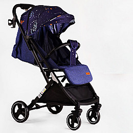Коляска прогулочная детская JOY Comfort Space 118434 30 кг Синий