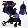 Коляска прогулочная детская JOY Comfort Space 118434 30 кг Синий