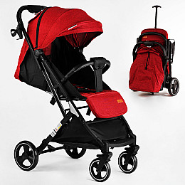 Коляска прогулочна дитяча JOY Comfort 118435 30 кг Red