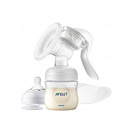 Ручной молокоотсос Philips Avent с контейнером для хранения грудного молока (scf430/10) (8710103906162)