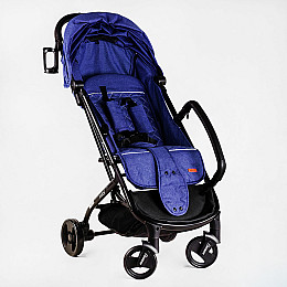 Коляска прогулочна дитяча JOY Elegans 30 кг Темно-синя 118555