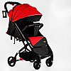 Коляска прогулочная детская JOY Elegans 30 кг Red and black 118556