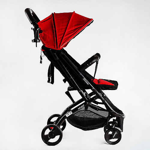 Коляска прогулочная детская JOY Elegans 30 кг Red and black 118556
