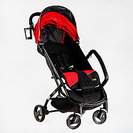 Коляска прогулочна дитяча JOY Elegans 30 кг Червона і чорна 118556