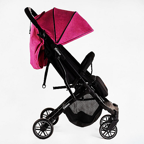 Коляска прогулочная детская JOY Fabiana 30 кг Pink and black 118440