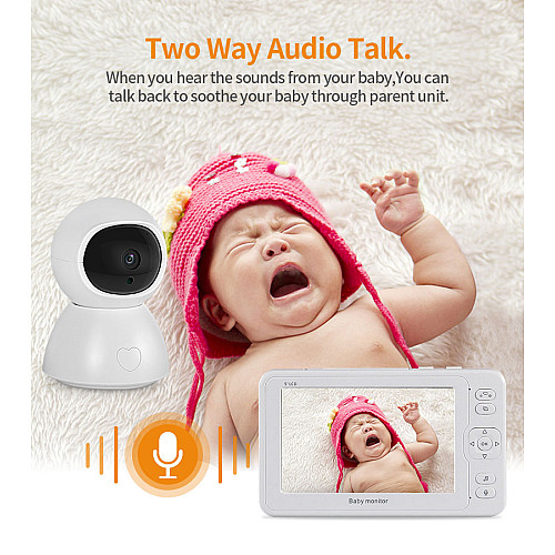 Видеоняня беспроводная INQMEGA BM288 baby monitor 5" Белый (100933)