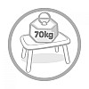 Стол детский салатовый-беж 76 х 52 х 45 см IG-OL185853 Smoby