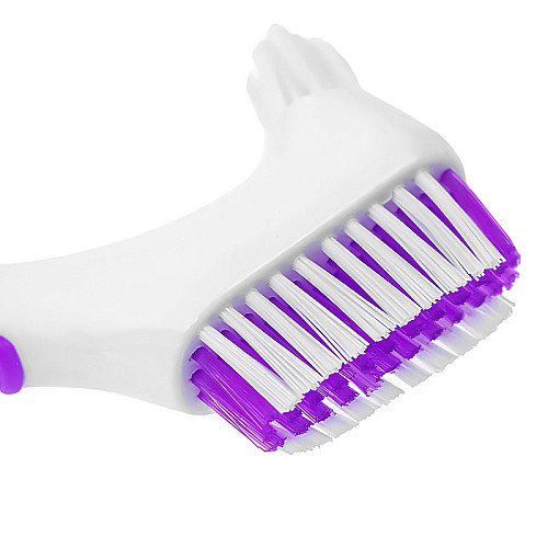 Щітка Lesko 29587 Purple для чищення зубних протезів