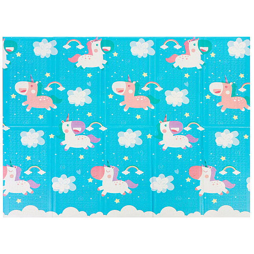 Графічний термо килимок у сумці Baby Home Textile Animals 2-х сторонній 180х120х0.8 см Кольоровий (103446)