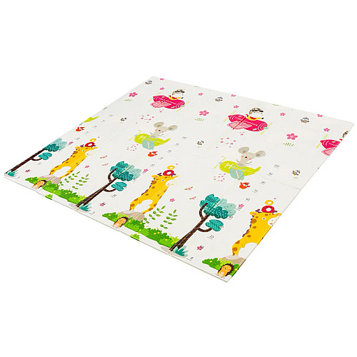 Графічний термо килимок у сумці Baby Home Textile Animals 2-х сторонній 180х120х0.8 см Кольоровий (103446)