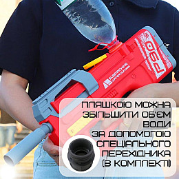 Водний Автомат Електричний на Акумуляторі 2 Режима для Дітей та Дорослих Combuy Р90 Червоний (633)