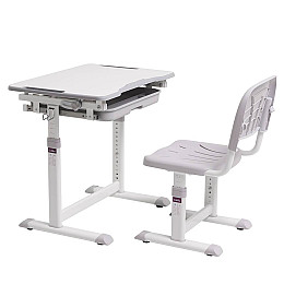 Растущая детская парта со стульчиком Cubby Sorpresa 670 x 470 x 545-762 мм Grey