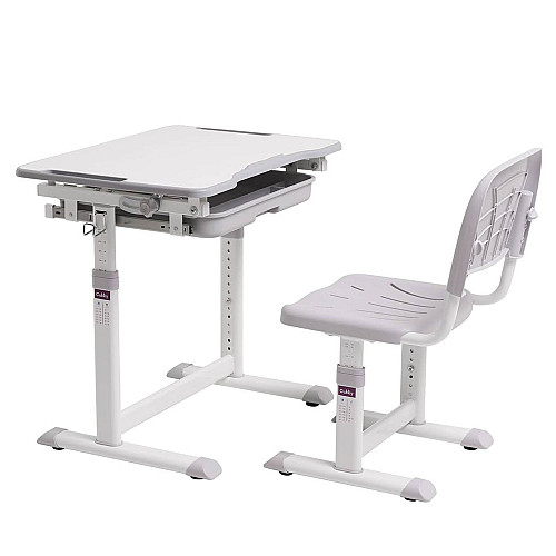Растущая детская парта со стульчиком Cubby Sorpresa 670 x 470 x 545-762 мм Grey