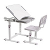 Растущая детская парта со стульчиком Cubby Sorpresa 670 x 470 x 545-762 мм Grey