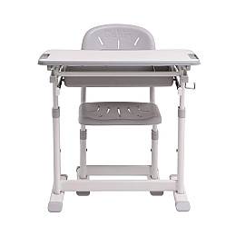 Дитяча парта зі стільчиком Cubby Sorpresa 670 x 470 x 545-762 мм Grey