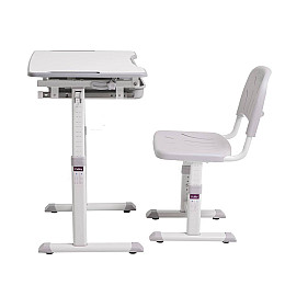 Дитяча парта зі стільчиком Cubby Sorpresa 670 x 470 x 545-762 мм Grey