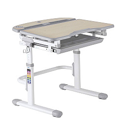 Комплект дитяча парта зі стільцем FunDesk Sorriso 705 x 545 x 540-760 мм Grey