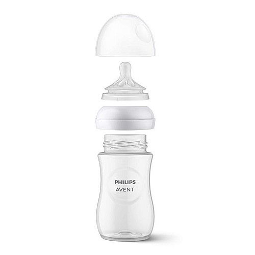Силіконова соска Philips Avent Natural Природний потік 6 міс+ 2 шт для густої їжі SCY966/02 (8710103985174)
