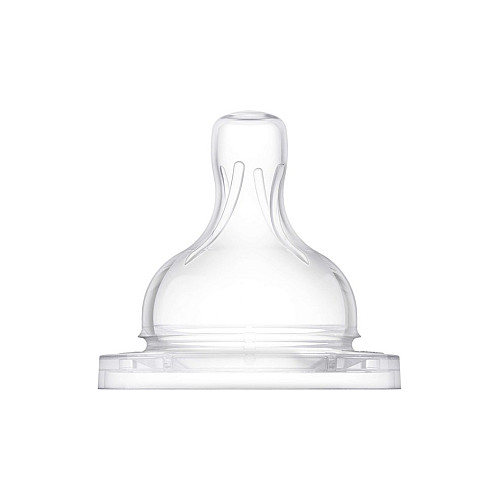 Соска силіконова Philips AVENT Анти-Колік середній потік від 3 міс 2 шт SCY763/02 (8710103996774)