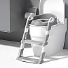 Детское сиденье на унитаз Bestbaby BC-108 Gray со ступенькой и ручками